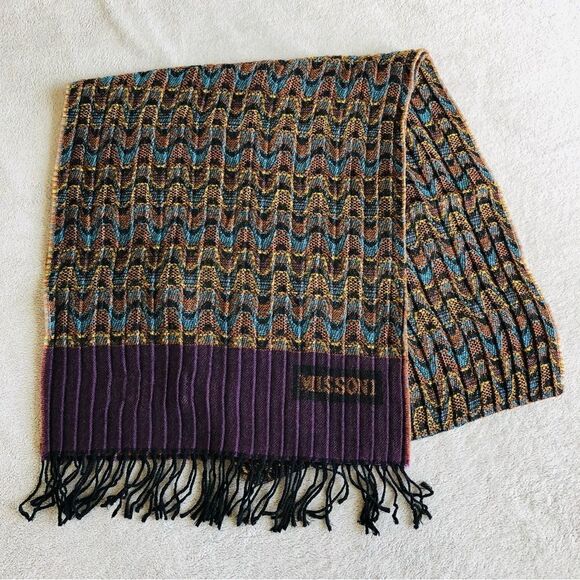 NWOT unisex Missoni Wool Scarf - Picture 1 of 7